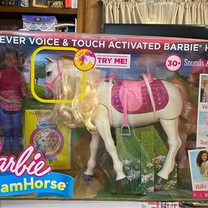 Barbie DreamHorse NWT by Mattel 2016 with Pink Accessories Black Barbie RARE